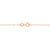 AGS Certified 10K Rose Gold 1/5 Cttw Bezel Set Round Diamond Solitaire 16-18" Adjustable Pendant Necklace (H-I Color, VS1-VS2 Clarity) For Sale - Image 4 of 6