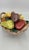 Mid-Century Modern Vintage MCM Italian Ceramic Hand Painted Fruit Basket Centerpiece For Sale - Image 3 of 7