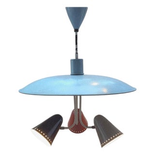 Zeist Ceiling Lamp by H. TH. J. A. Busquet for Hala, 1950s For Sale