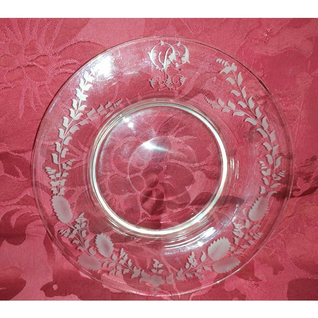 Glass 18th Century Glass Plate from Real Fábrica de Cristales de La Granja de San Ildefonso For Sale - Image 7 of 7