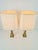 Gold Neoclassical Empire Brass Table Lamp, France, 1960, Set of 2 For Sale - Image 8 of 17