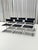 Brutalist Chrome and Leather Chairs from Sigma Furniture, Belgium, 1960s, Set of 6 For Sale - Image 4 of 12