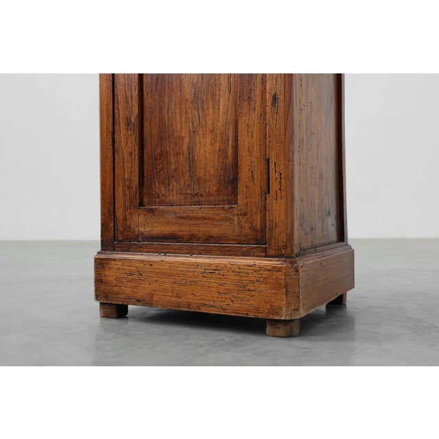 Art Deco Walnut Bedside Cabinet, Belgium, 1920s For Sale - Image 10 of 13