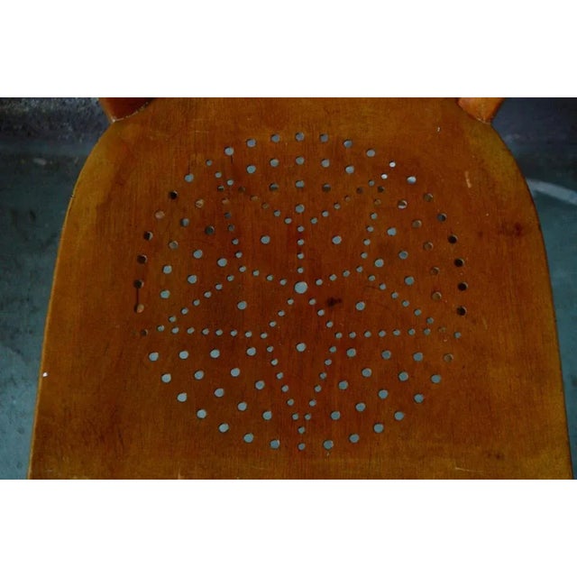 Wood Vintage Bistrot Chairs, Set of 4 For Sale - Image 7 of 9