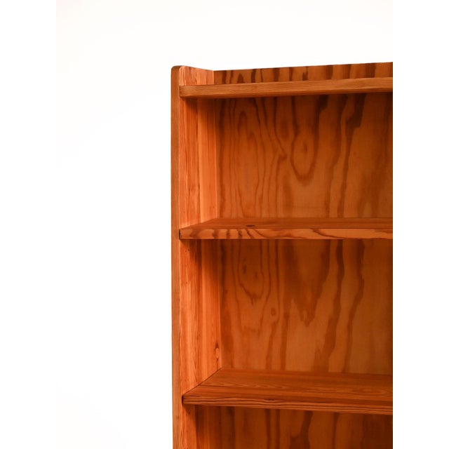 Scandinavian Bookcase in Pine, 1950s For Sale - Image 3 of 7