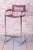 This stylish bar stool from 1970s German production represents an interesting interpretation of the Bauhaus movement...
