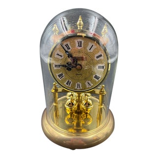 Late 20th Century German Anniversary - Style Small Mantle Clock For Sale