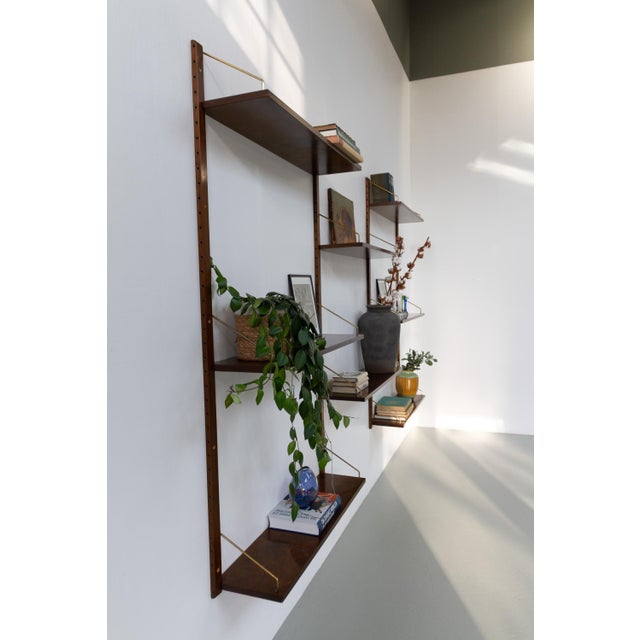 Danish Walnut Shelving System Royal by Poul Cadovius for Cado, 1950s For Sale - Image 13 of 18