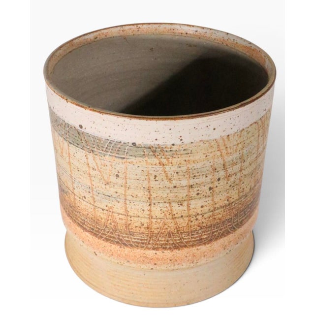Artist Made Studio Pottery Planter b.h. Selnick C. 1970's For Sale - Image 4 of 7