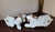 American Vintage Ceramic Cocker Spaniel Dogs Pup Pair Figurines For Sale - Image 3 of 6