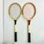Mid-Century Vintage Boho Chic Americana Wood Tennis Rackets - Set of 2. For Sale - Image 9 of 9