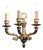 Palace 3 Lights Wall Sconce in Gold Plate by Aggiolight For Sale