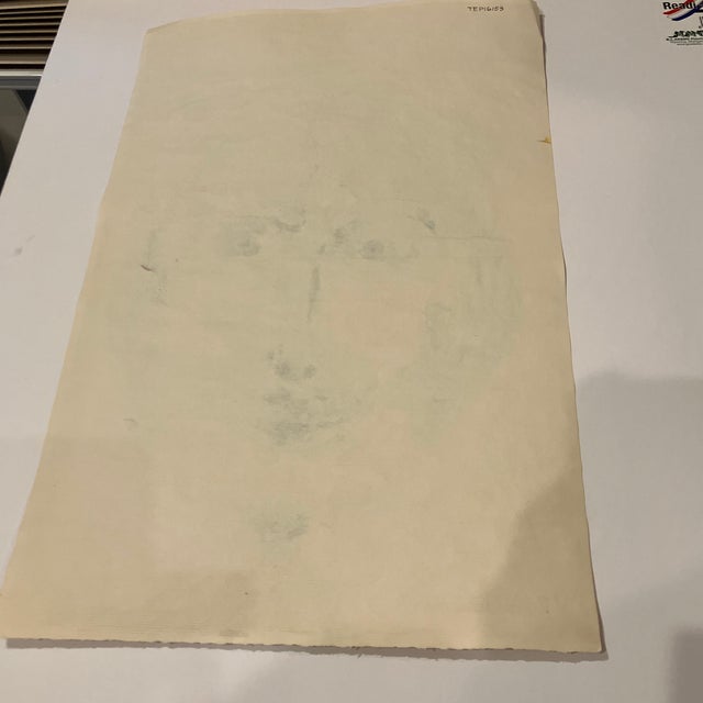 Contemporary Original E.J.Hartmann Abstract Portrait Painting Signed For Sale - Image 4 of 4