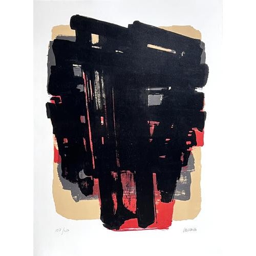 Pierre Soulages, Lithograph N°8, 1958, Lithograph For Sale - Image 6 of 6