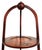Red Antique English Asian Style Red & Chinoiserie Painted Muffin Stand Etegere Table For Sale - Image 8 of 14