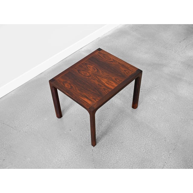 Kai Kristiansen Rosewood Side Table by Kai Kristiansen for Vildbjerg Møbelfabrik For Sale - Image 4 of 10