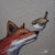Red Fox and Wren Bird Oil Painting by Vivek Mandalia For Sale