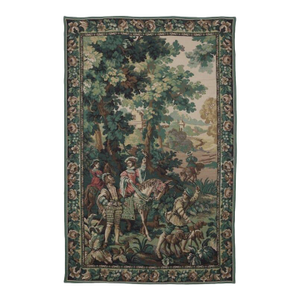 Emperor Maximilian Hawking Left Tapestry - 172 X 122 Cm (5'8" X 4'0") - Requires Rod Size 4