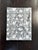 Contemporary Floral Block Printed Cotton Gray Table Runner | Lizzet Frausto For Sale - Image 3 of 4