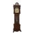 Elliot 9 Tube Highly Inlaid & Carved Mahogany Grandfather Clock For Sale