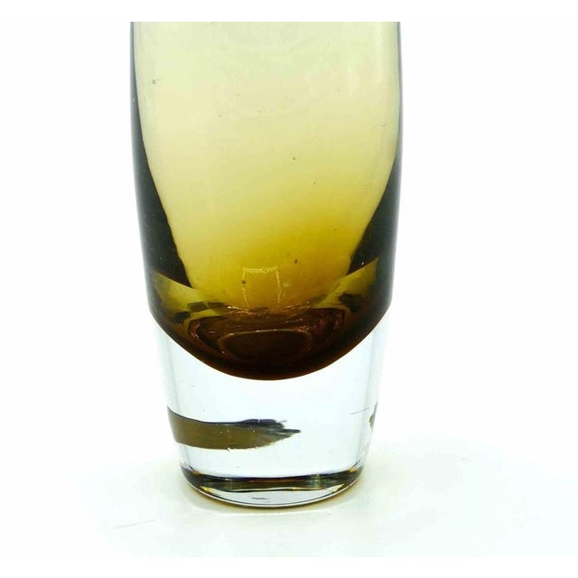 Vintage Glass Vase, 1960s For Sale - Image 4 of 6