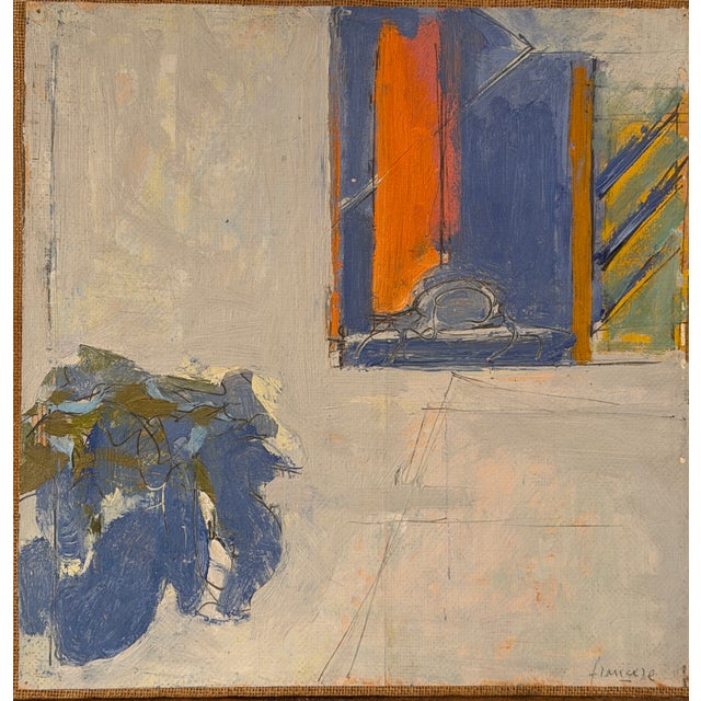 Evening Window, 1966, Oil Painting on Canvas For Sale - Image 7 of 7