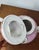 Pink Porcelain Tea Service for 11 with Medallion from Vieux, Paris, 1900s, Set of 25 For Sale - Image 13 of 14
