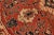 Textile Southwestern Heriz Ziegler Rust Blue Hand-Knotted Rug - 8'3'' X 9'4'' For Sale - Image 7 of 8