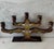 Mid-Century Modern Vintage Swedish Wood Hand Painted 5 Arm Candelabra For Sale - Image 3 of 11