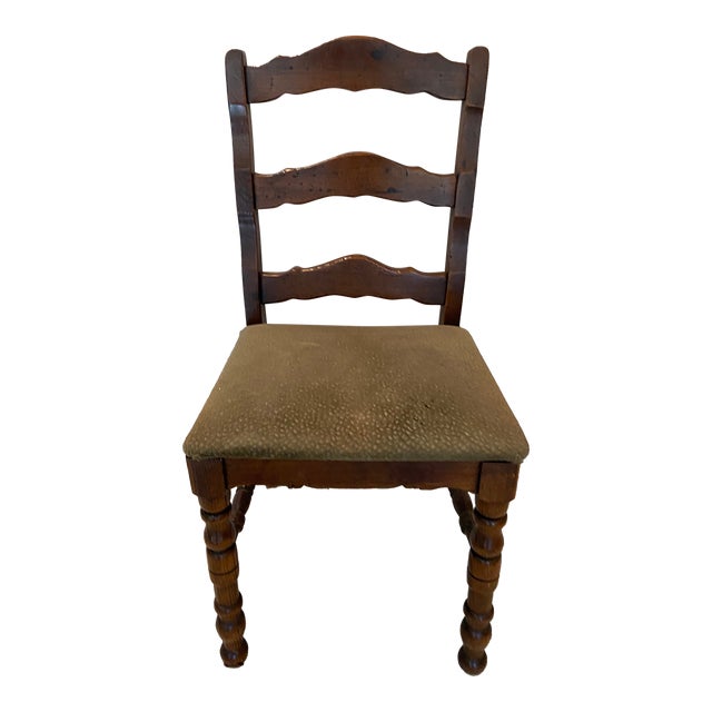 Mid-Century Young-Hinkle Pine Side Chair, Americana Rustic Boys' Bedroom Chair For Sale