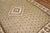 Mid 20th Century Vintage Zabihi Collection Geometric Brown White Turkish Kilim - 6'8" x 8'11" For Sale - Image 5 of 11
