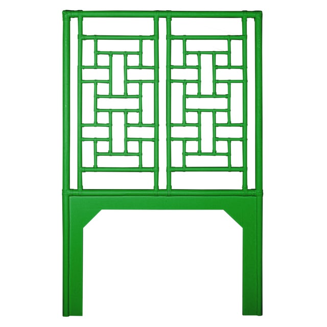 Coastal Ohana Platform Bed Twin, Bright Green For Sale - Image 3 of 7