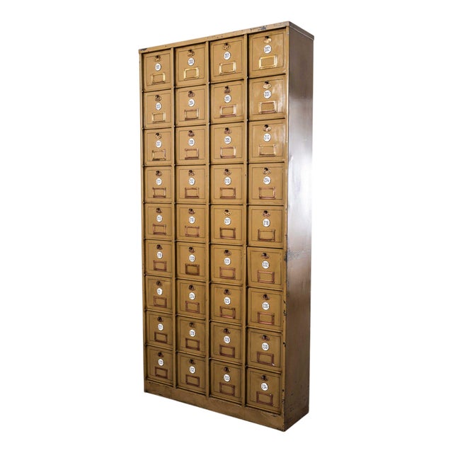 French Industrial Metal Cabinet, 1920s For Sale