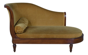 Restoration Mahogany Chaise Longue, Early 19th Century