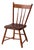 Antique Plank Seat Country Chair For Sale