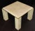 Exception quality square goatskin tiles top table finish with thick high gloss lacquer. Made in the 1970s.