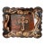 Petite Late 20th-Century East Syriac Cross Motif Studio Pottery Catchall Accent Tray For Sale