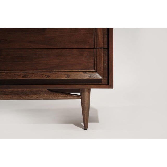 Mid-Century Modern Walnut Credenza, C. 1950s For Sale - Image 11 of 12