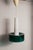 Vintage Two-Tone Pendant Light in White Opaline Glass and Green Transparent Glass, 1960s For Sale - Image 11 of 17
