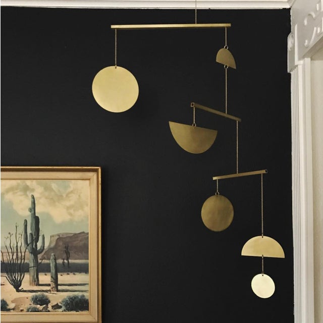 Contemporary Brass Mobile Decor Chairish