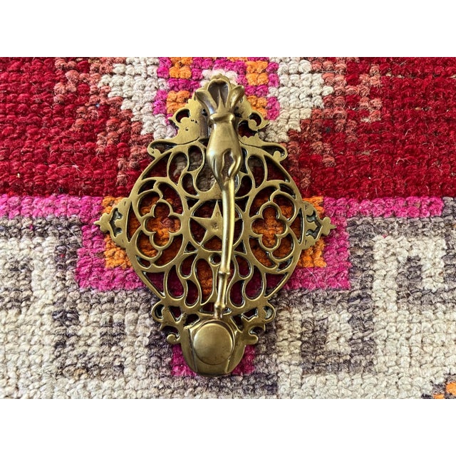 Victorian Brass Hand & Gavel Door Knocker, 1940s For Sale - Image 14 of 18