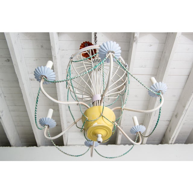 1940s Hot Air Balloon Chandelier For Sale - Image 11 of 12