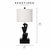 Mid-century ebonized oak figural table lamp by Yasha Heifetz, featuring Kelly Wearstler book provenance. The base is...