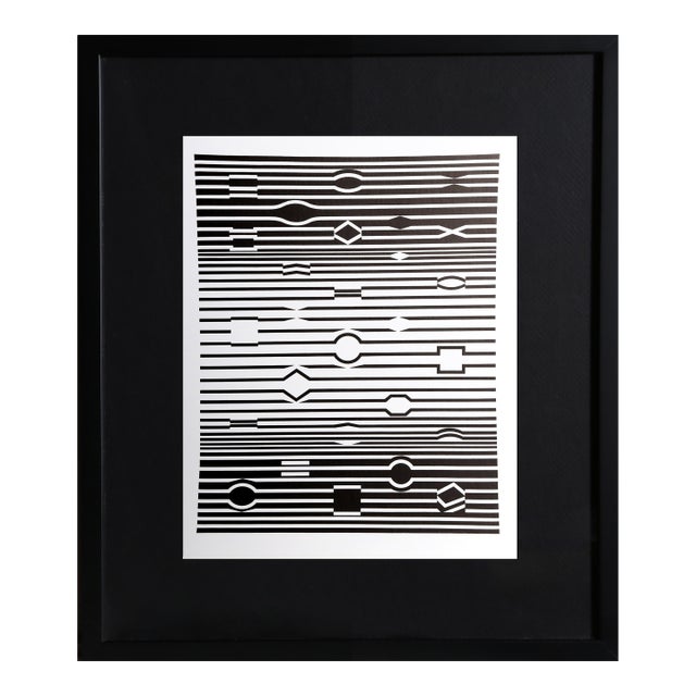 Victor Vasarely, Mar Kab, Offset Lithograph For Sale