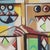 Ibrahim Kodra, The Couple, Oil on Canvas, Framed For Sale - Image 6 of 12