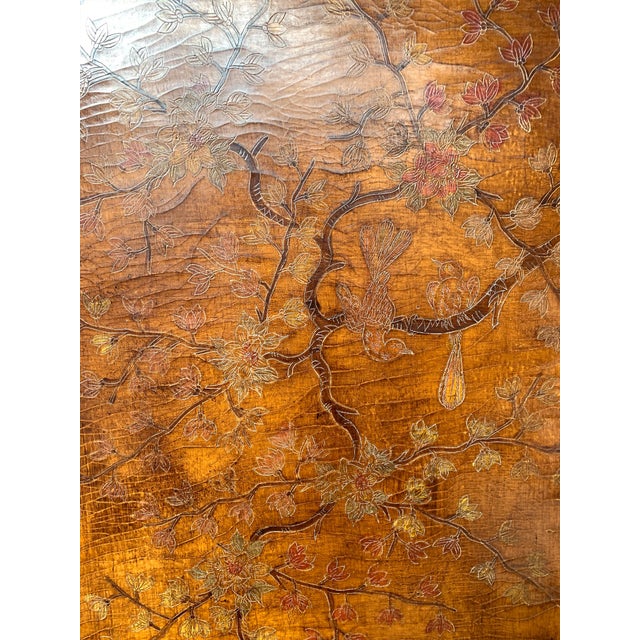 20th Century Chinese Six Panel Folding Screen For Sale In New York - Image 6 of 12