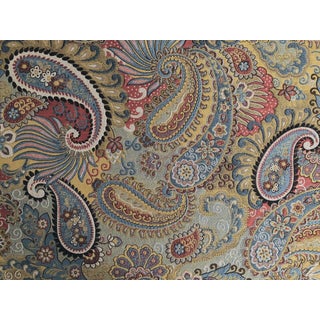 Boho Chic Brunschwig & Fils Torino Paisley Woven Designer Fabric by the Yard For Sale