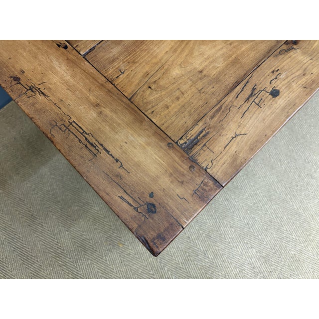 19th Century Fruitwood Refectory Farmhouse Table, 1800 For Sale - Image 10 of 18