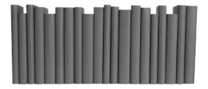 Decorative Books - Slate Paper Wrapped Books - Grey Books By The Foot