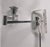 Mid-Century Modern Late 20th Century Mid Century Modern Articulating Chrome and Lucite Wall Sconces - a Pair For Sale - Image 3 of 12